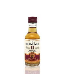 [GLENLIVET15FO50ML] The Glenlivet 15 Years French Oak 50ml Single Malt Whisky