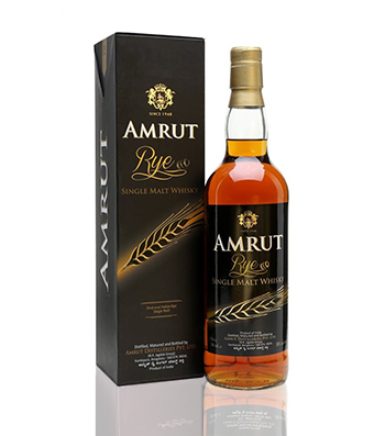 Amrut Rye Single Malt Indian Whisky