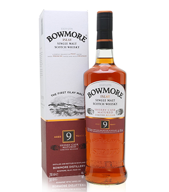 Bowmore 9 Years Sherry Cask Matured Single Malt Wh