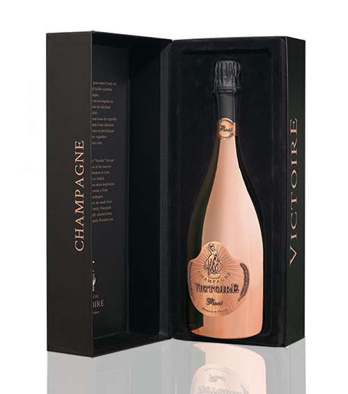 Champagne Victoire Brut Rose (Gift Box)