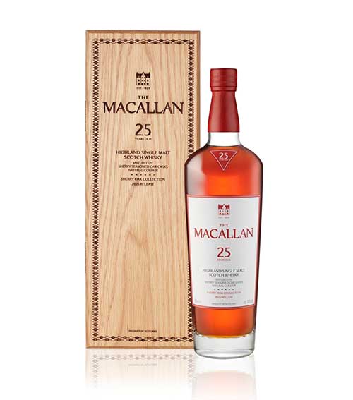 The Macallan 25 Years Sherry Oak Collection 2025 Release Single Malt Whisky