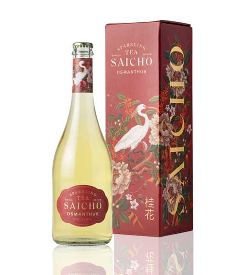 Saicho Osmanthus Sparkling Tea 750ml