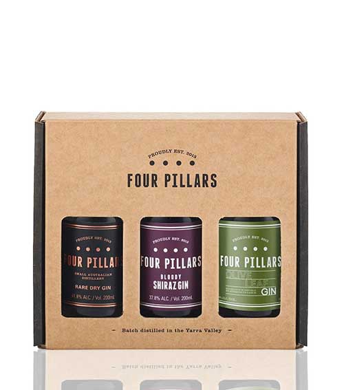 Four Pillars Gin Gift Set (200ml x 3)