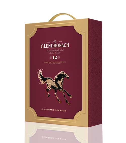 The GlenDronach 12 Years Year of Horse Gift Set