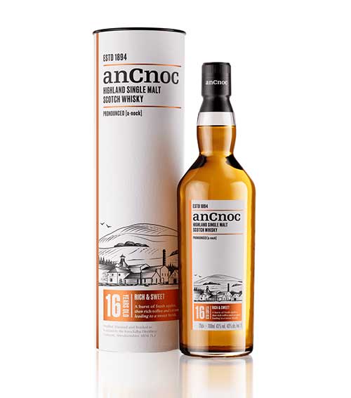 anCnoc 16 Years Highland Single Malt Whisky