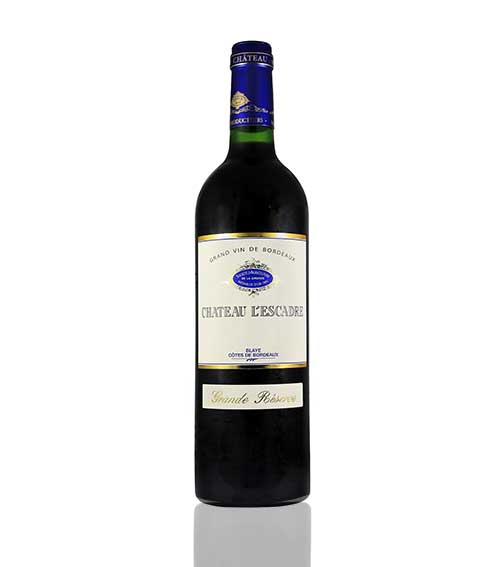 Chateau L'Escadre Blaye Cotes de Bordeaux Grande Reserve 2020