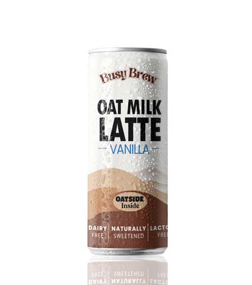 Busy Brew Vanilla Oat Milk Latte 4x250ml