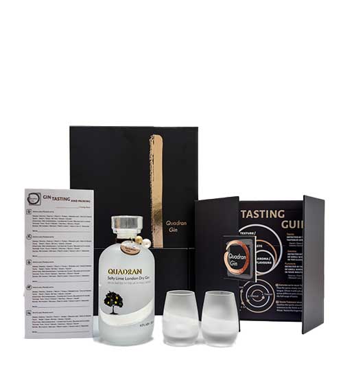 Quadran Salty Lime London Dry Gin 300ml Gift Set