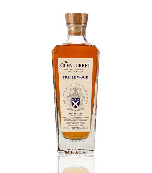 The Glenturret Triple Wood 2024 Release Single Malt Whisky