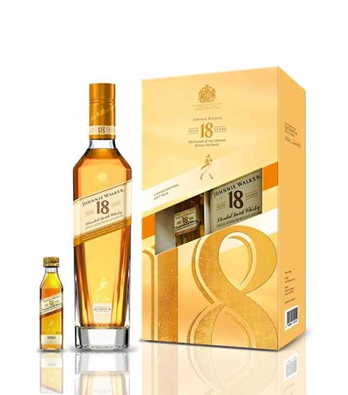 Johnnie Walker 18 Years Blended Whisky w/ 18 Years 50ml