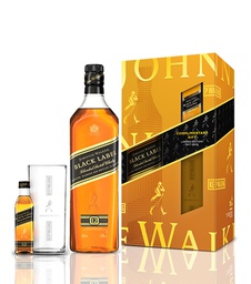 [JW12W50MLHIGHBALLGLASS] Johnnie Walker Black Label 12 Years w/ Black Label 50ml + Highball Glass