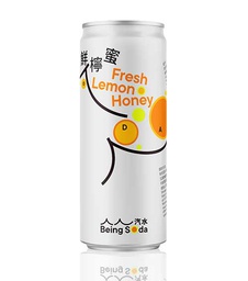 [BSFRESHLEMONHONEY24] Being Soda - Fresh Lemon Honey Soda 24x330ml